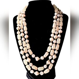 Elegant 3 Tear Beaded Necklace